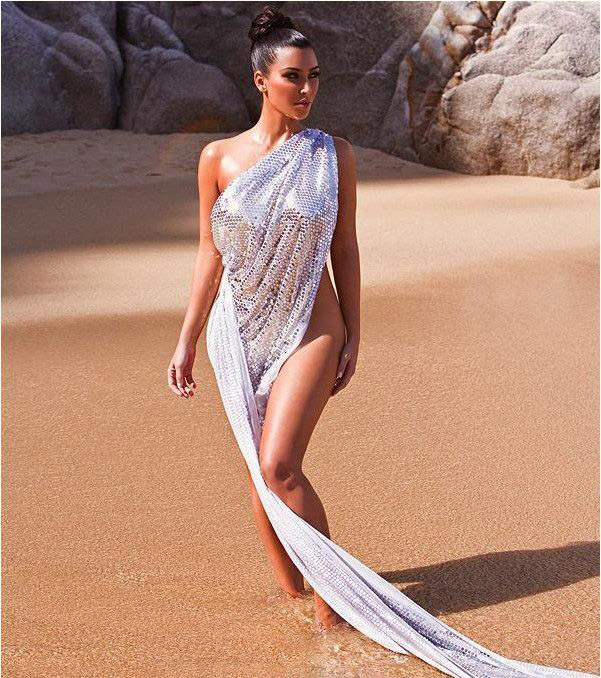 Ким Кардашян голая. Фото - 41